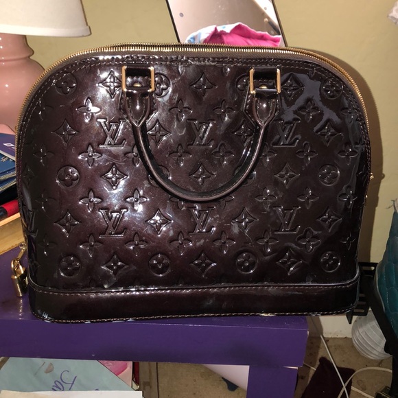 cuir glace louis vuitton handbolsa